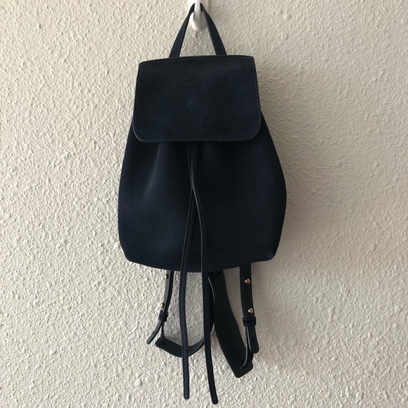 Mansur Gavriel Handbags - Mansur Gavriel Suede Mini Backpack